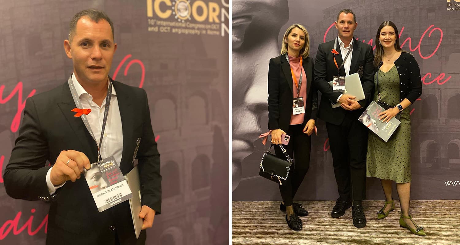 Dr Marko Zlatanović na internacionalnom kongresu u Rimu - FLORetina 2022